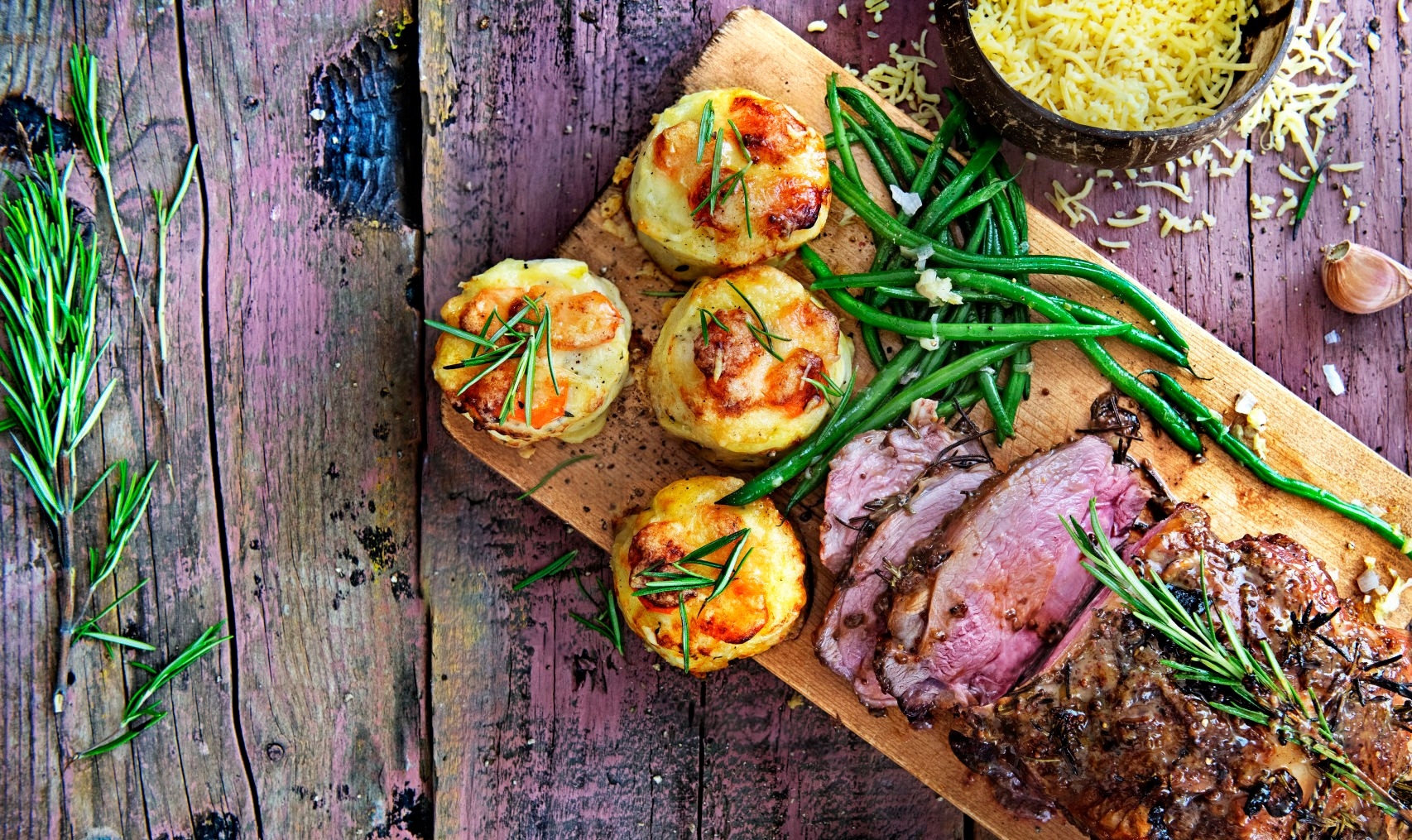 Cream cheese gratins